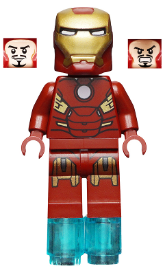 Iron Man - Mark 7 Armor, Small Helmet Visor, Foot Repulsors (sh0036)