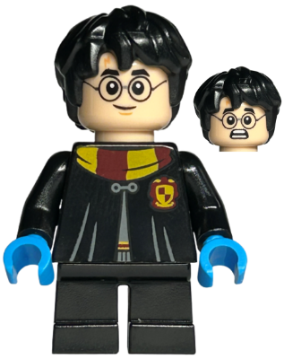 Harry Potter - Black Torso Gryffindor Robe, Black Short Legs (hp237)
