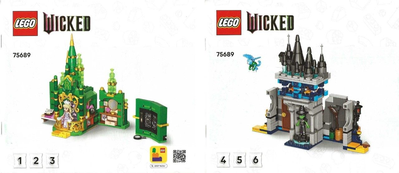 75689 Emerald City & Kiamo Ko Castle (Used) LEGO Wicked
