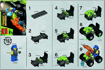 8907 Rock Hacker (Certified) LEGO Power Miners