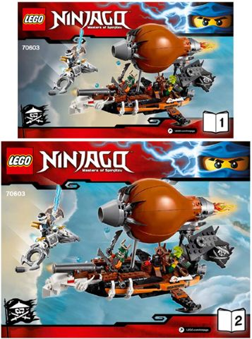 70603 Raid Zeppelin (Used) LEGO Ninjago