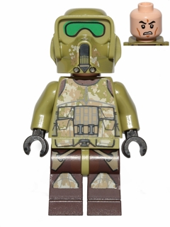 Clone Scout Trooper, 41st Elite Corps (Phase 2) - Kashyyyk Camouflage, Scowl (sw0518)