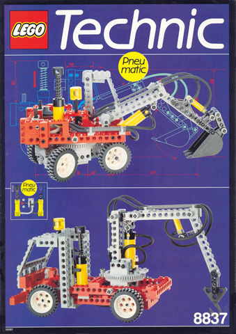 8837 Pneumatic Excavator (Certified) LEGO TECHNIC