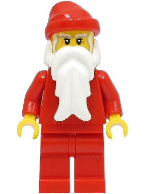Santa, Red Legs, White Bushy Eyebrows, Crow's Feet (hol292)