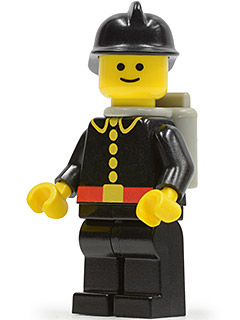 Fire - Classic, Black Fire Helmet, Light Gray Air Tanks (firec024)