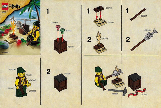 8397 Pirate Survival (Used) LEGO Pirates
