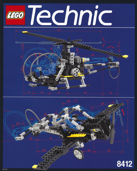 8412 Nighthawk / Sky Wasp (Certified) LEGO TECHNIC