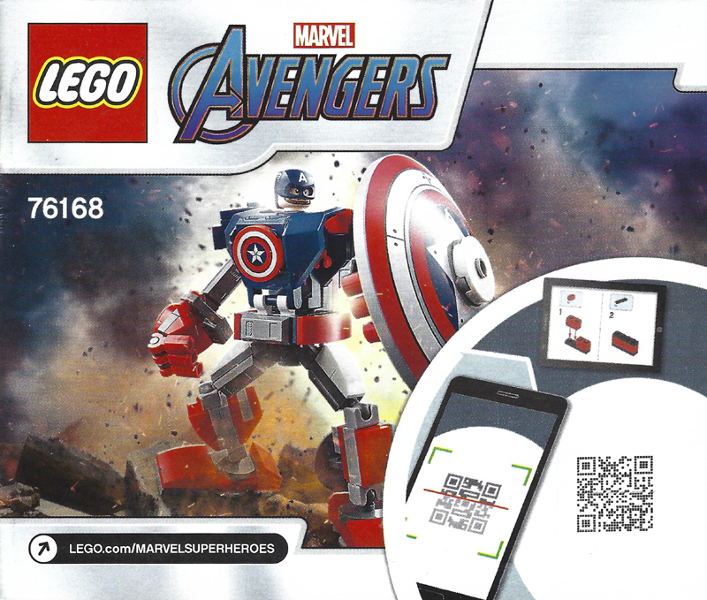 76168 Captain America Mech Armor (Certified) LEGO Super Heroes