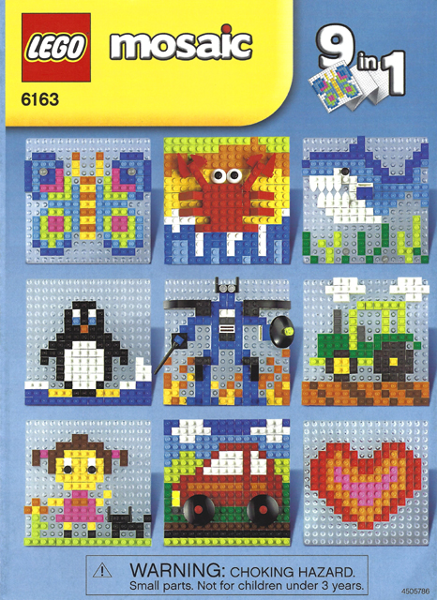 6163 A World of LEGO Mosaic (Used) LEGO Creator