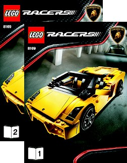 8169 Lamborghini Gallardo LP 560-4 (Certified) LEGO Racers