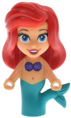 Ariel, Mermaid (Medium Tan) - Micro Doll, Open Eyes (dp237)