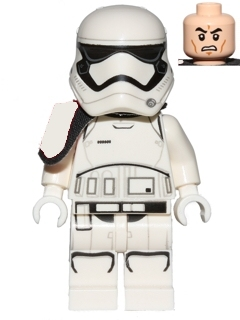 First Order Stormtrooper Squad Leader (Rounded Mouth Pattern) (sw0872)