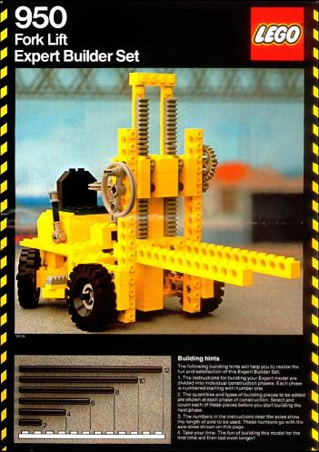 950 Forklift (Certified) LEGO TECHNIC