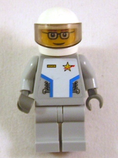 Star Justice Astronaut 2 - with Torso Sticker (glasses, gold badge) (sp087s)