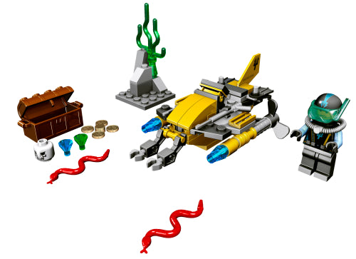 7770 Deep Sea Treasure Hunter (Used) LEGO Aquazone