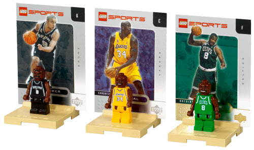 3561 NBA Collectors #2 - Antoine Walker, Tony Parker, Shaquille O'Neal (Used) LEGO Sports