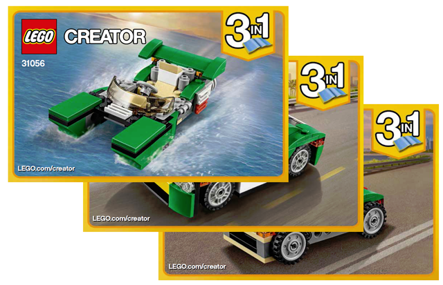 31056 Green Cruiser (Used) LEGO Creator