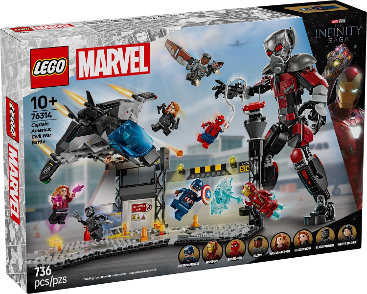 76314 Captain America: Civil War Battle (Retired) LEGO Super Heroes