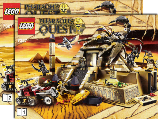 7327 Scorpion Pyramid (Used) LEGO Pharaohs Quest
