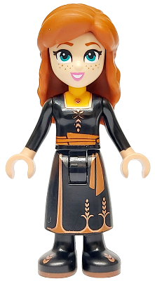 Anna - Black Dress, Narrow Smile (dp192)