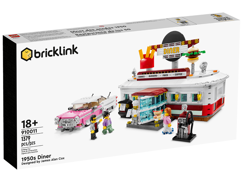 910011 1950s Diner (Retired) LEGO BrickLink