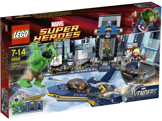 6868 Hulk's Helicarrier Breakout (Retired) LEGO Super Heroes