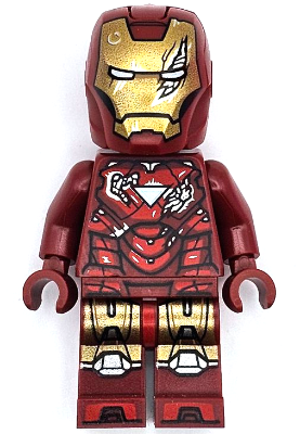 Iron Man - Mark 6 Armor, Large Helmet Visor, Battle Damage (sh0923)
