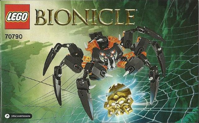 70790 Lord of Skull Spiders (Used) LEGO BIONICLE