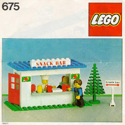 675 Snack Bar (Used) LEGO Town