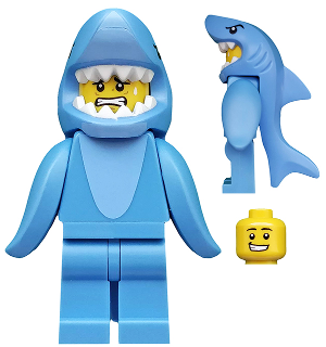 Shark Suit Guy, Series 15 (Minifigure Only) (col240)