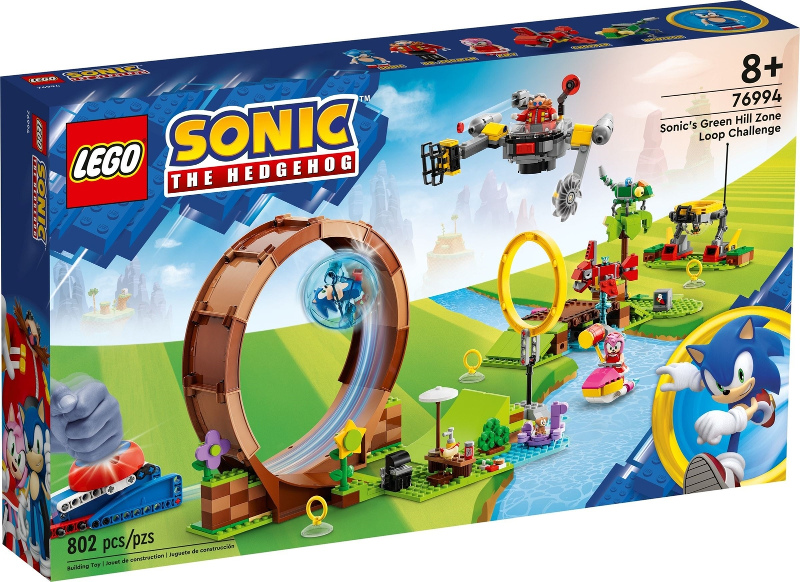 76994 Sonic's Green Hill Zone Loop Challenge (Retired) LEGO Sonic