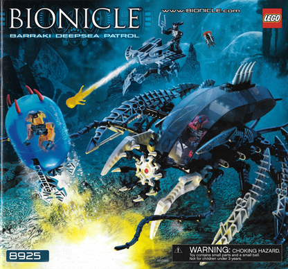 8925 Barraki Deepsea Patrol (Used) LEGO BIONICLE