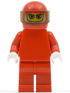 F1 Ferrari Driver with Helmet and Balaclava - without Torso Stickers (rac024)