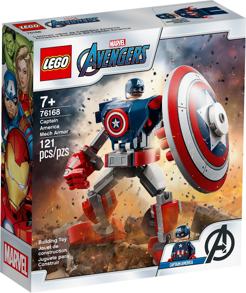 76168 Captain America Mech Armor (Retired) LEGO Marvel