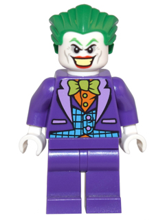 The Joker - Medium Azure Vest, Lime Bow Tie, Large Smile (dim017)