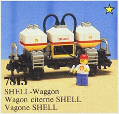 7813 Shell Tanker Wagon (Certified) LEGO Trains