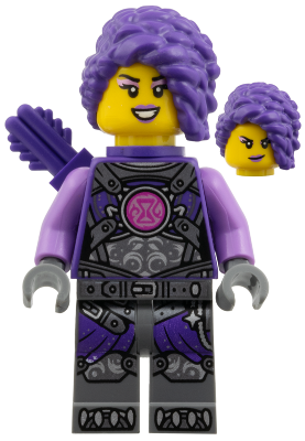 Zoey - Dark Purple Quiver, Medium Lavender Sleeves Pattern (drm100)
