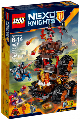70321 General Magmar's Siege Machine of Doom (Retired) LEGO Nexo Knights