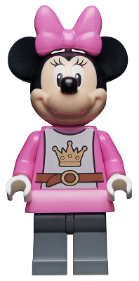 Minnie Mouse - Knight, Dark Pink Top and Skirt (dis077)