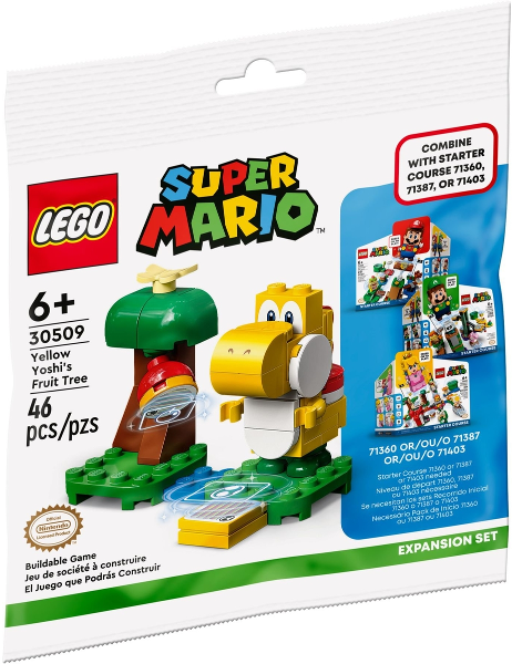 30509 Yellow Yoshi's Fruit Tree (Retired) LEGO Super Mario