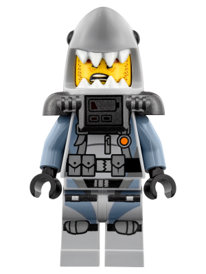 Shark Army Great White - Scuba Suit, Air Tanks (njo0361)