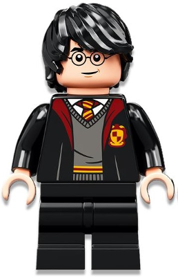 Harry Potter - Gryffindor Robe Open, Black Medium Legs (hp333)