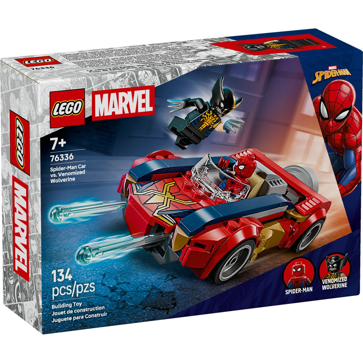76336 Spider-Man Car vs. Venomized Wolverine (Retired) LEGO Super Heroes