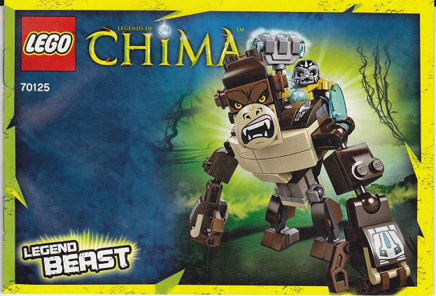 70125 Gorilla Legend Beast (Used) LEGO Legends of Chima