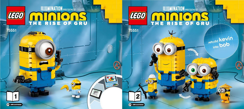 75551 Brick-built Minions and their Lair (Certified) LEGO Despicable Me