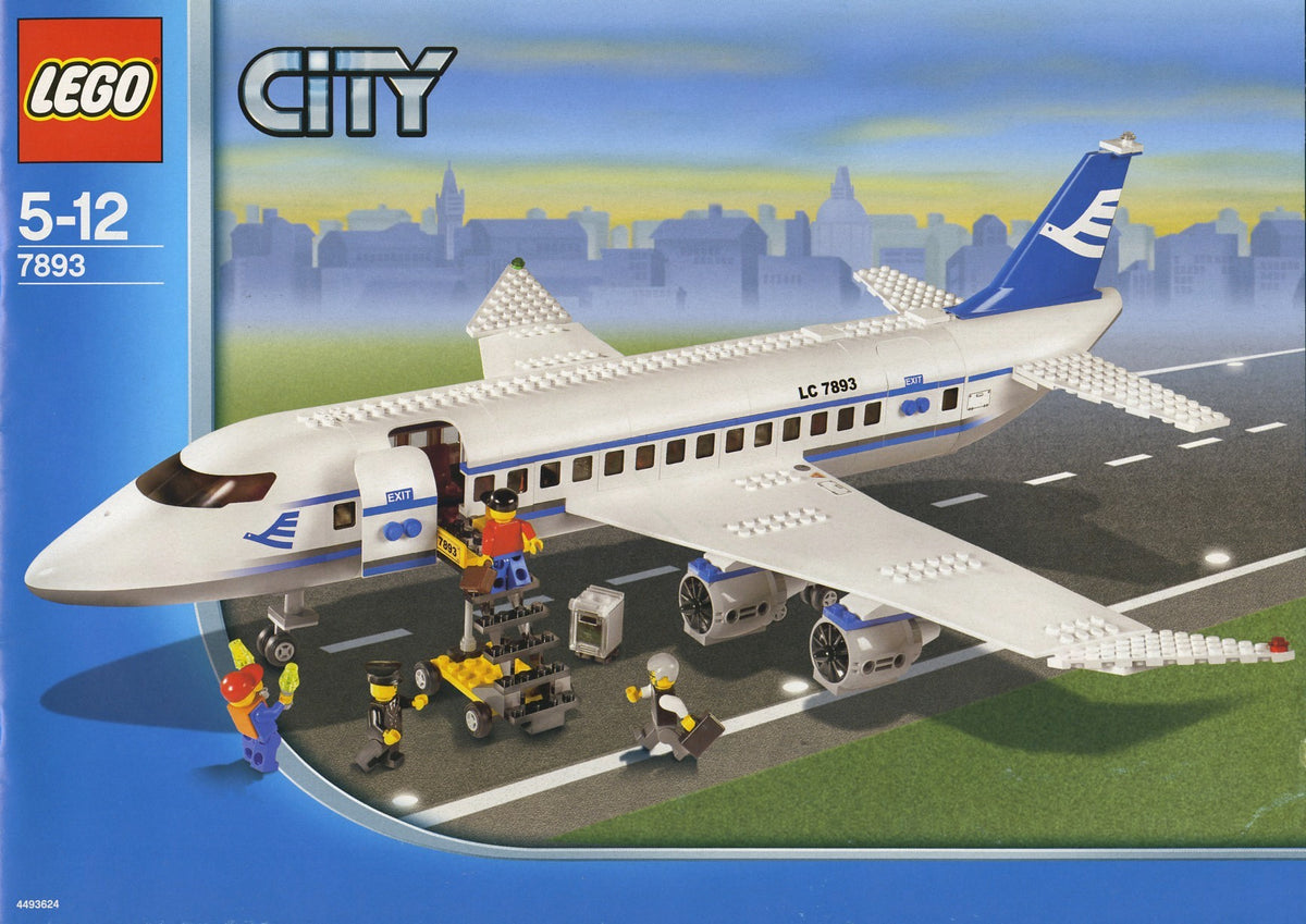 7893 Passenger Plane (Certified) LEGO City
