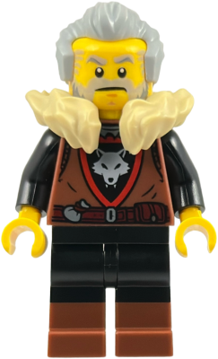 Wolfpack - Male, Black Legs with Reddish Brown Boots, Light Bluish Gray Hair (bdp284)