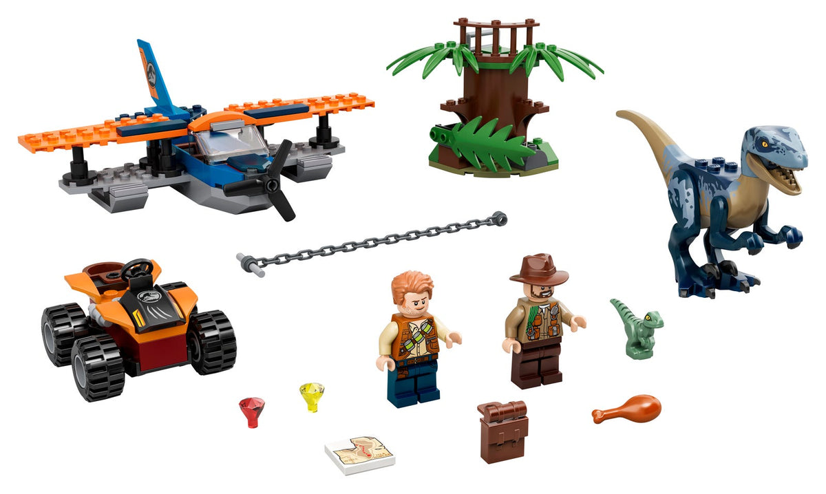 75942 Velociraptor: Biplane Rescue Mission (Used) LEGO Jurassic World