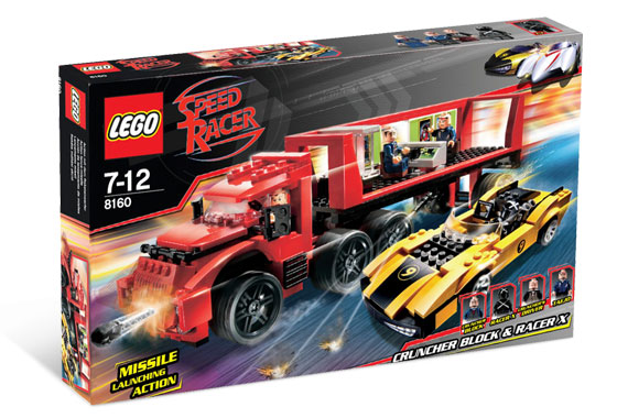 8160 Cruncher Block & Racer X (Retired) LEGO Speed Racer