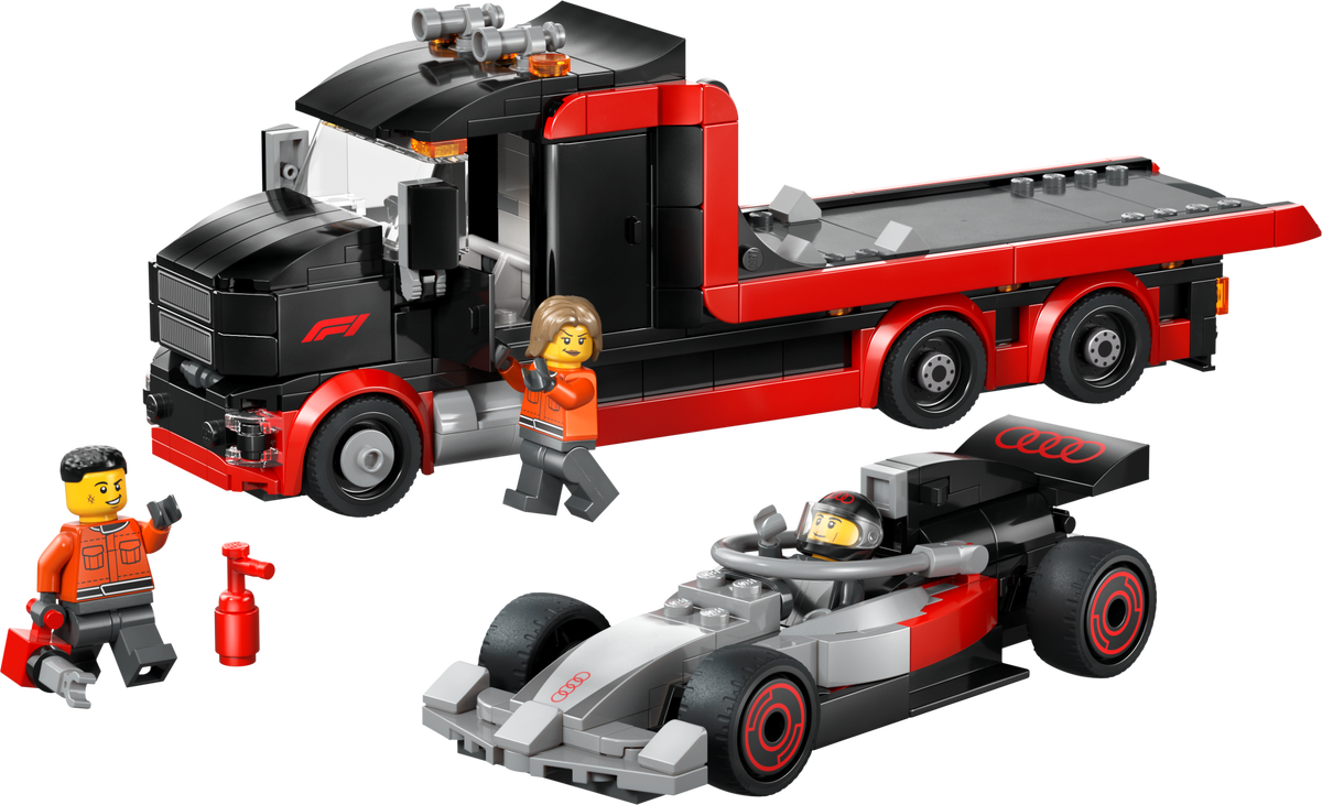 60493 F1 Display Truck with Audi F1 Race Car (Retired) LEGO City